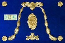 Rare TITANIC Grand Staircase 9-pc set of Ornaments cast directly from WSL ship picture
