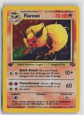 Flareon (3) Holo Rare 1st Edition JU 03/64 MP picture