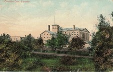 1908 Toronto Over the Don Jail Postcard Vintage Canada Ontario Posted picture
