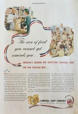 1943 Campbells Company Vintage Ad Americas canners are supplying picture