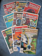 Robocop #1-9 Marvel Comics 1990 Lot of 9 Comics Bagged/Boarded picture