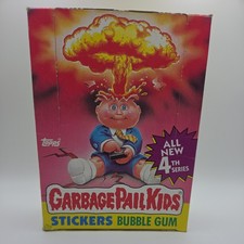 Vintage 1987 Topps Garbage Pail Kids Sticker Series 4 Wax Box picture