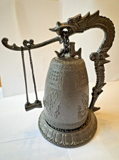 Korean Sacred Bell of King Sungduk - Bronze Vintage Patina picture