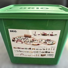 BRIO wooden train set with 80 additional items purchased, manufacturer unknown # picture
