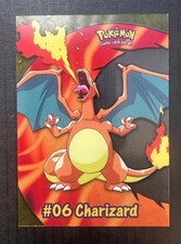 Charizard #06 PC3 Topps Pokémon TV Animation Clear Card 2000 NM picture