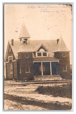 RPPC First Methodist Church Street View, Frederick, Oklahoma OK picture