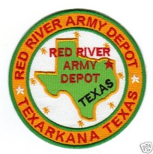 US ARMY POST PATCH, RED RIVER ARMY DEPOT, TEXARKANA ARKANSAS                   Y picture