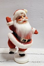 Vintage Mid Century Dancing Santa Claus Figure Christmas Decoration  picture