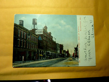 RARE- GLITTER--HAMILTON ST.  ALLENTOWN, PA- POSTCARD-1905 picture