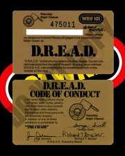 WRIF 101 FM Detroit Radio DREAD Card Home of Rock & Roll Repro 8x10 Photo picture