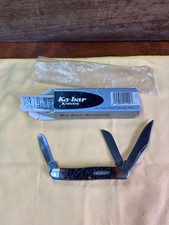 vintage Ka-bar 1100 3 blade stockman pocketknife/Original box/papers picture
