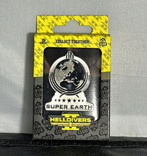 Helldivers II PlayStation Super Earth Pin Club Collect Together Pinback Button picture