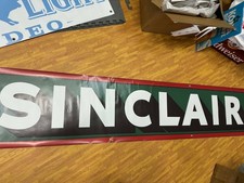 Sinclair Gasoline Extra-Large Garage Banner – 94” x 20” Vintage Dino Gas Station picture