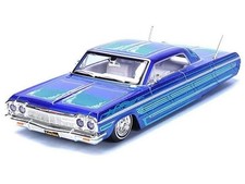 Maisto Mijo 1/26 1964 Chevrolet Impala SS Lowrider Blue Model Car picture