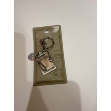 Vintage 1999 Singer Nurses Care Fine Pewter Keychain Clipboard Stethoscope USA picture