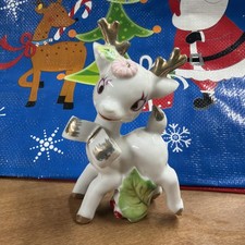 Vintage Porcelain Deer Figurine 5.5