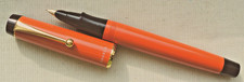 EXTREMELY RARE PARKER BIG RED - LADY FOUNTAIN PEN in ORANGE, 14ct. Nib WORKING picture