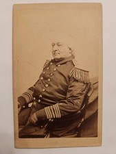 Carte de Viste of U S Navy Commodore John C Long, JW Black, Boston, Ma Backmark picture