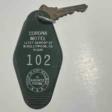 Corona Motel 11727 Saticoy St., N. Hollywood, California Hotel Room Key #102 picture