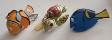 VTG Collectable Disney Pixar Finding Nemo Keychains Lot Nemo Squirt Dory PCV Fig picture