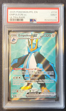 EMPOLEON EX 2025 Pokemon Phantasmal Flames #114 FA ULTRA RARE PSA MINT 9 picture