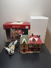 Lemax Dickensvale Bob's Tobacco & Rare Books Lighted Village House Corded #45123 picture