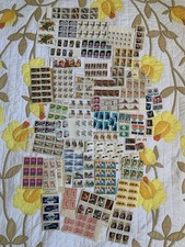 Vintage Pop Art Western Historical Floral Stamp Collection $80 Usable Postage picture