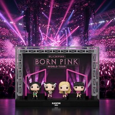 New Blackpink Funko Pop Moment #07-Born Pink World Tour 2022 Deluxe Set NM/MT picture