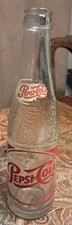 1958 Pepsi Swirl Bottle 12 oz North Kansas City MO Red White ACL Vintage Rare picture