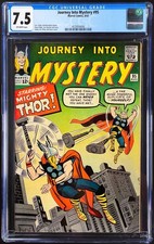 Journey Into Mystery 95 CGC 7.5 (1963 Marvel Comics) Silver Age KEY Double Thor picture