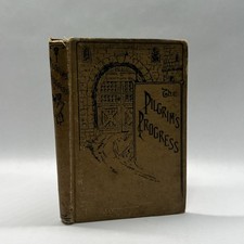 THE PILGRIM’S PROGRESS - JOHN BUNYAN 1885 Harecover picture