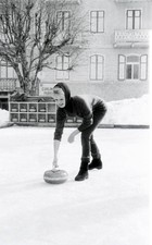 French actress Brigitte Bardot playing curling Cortina dAmpezzo 19- Old Photo picture
