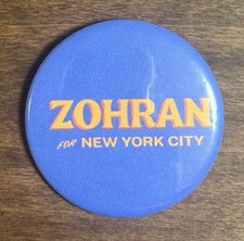 2025 NYC Mayor Election Buttons. 4 Pack, 2.5in. Mamdani, Cuomo, Sliwa, Adams picture