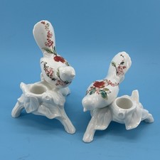 RARE Discontinued Lenox Simply Fine Chirp Candlesticks Charming picture