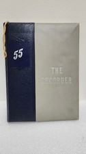 Vintage 1955 The Recorder Saratoga Springs High School Yearbook Upstate New York picture