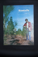October 1970 Santa Fe Magazine, AT&SF Railroad Employee Magazine picture