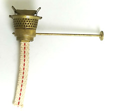 Solid Brass Adlake No.114 Low Signal Lantern Burner with Button Thumb Wheel NOS picture