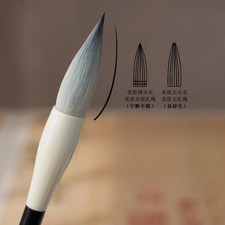 1Pc Chinese Retro Sheep Hair Writing Brush Regular Script Calligraphy Tool picture