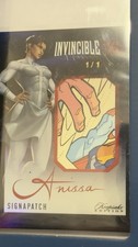 2026 Keepsake Invincible VS SIGNPATCH 01/01 ANISSA 😍 153 Character signpatch  picture
