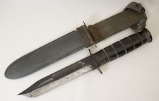1944 USN Ka-Bar MK 2 Military WWII Fighting Knife with Scabbard Nord 6581 picture