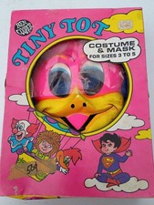 Vintage 1974 Ben Cooper Woody Woodpecker Costume Mask w/box, size Tiny Tot 3-5 picture
