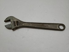 UTICA Tools 91-10 Adjustable 10” Wrench Vintage Forged Alloy Steel USA Made picture
