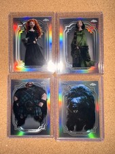 2024 Topps Chrome Disney Brave Refractor Card Lot Of 4, Merida Mordu Elinor picture