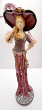 Vtg (Purple) Victorian Tassel Doll With Stand Popular Creations 2004 picture