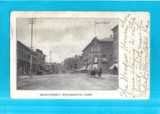 Vintage Postcard-Main Street, Willimantic, CT. picture