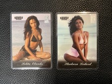 Sports Illustrated Swimsuit Decade Cards Silver Enhanced Set 2 Cards 1G Each picture