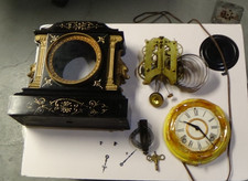Antique Ansonia Mantle Clock For Parts picture