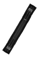 Equinavia Saga Fleece Dressage Girth for Horses - Black - 28 picture