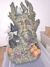 BIG HALLOWEEN SPOOKY TREE W/WITCH picture
