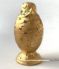 Vintage Mid-Century Weeping 22K Gold Ceramic Salt Shaker Tall 4” MCM picture